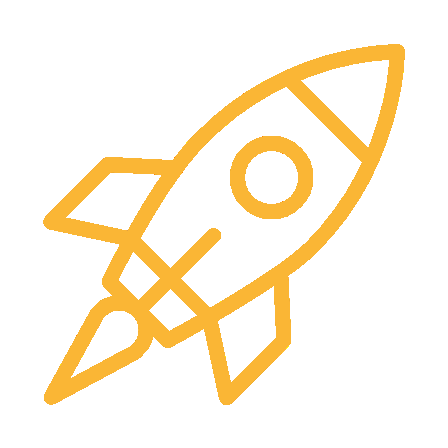 Rocket launch animation
